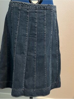 Sonoma Dark Blue Denim A-Line Skirt